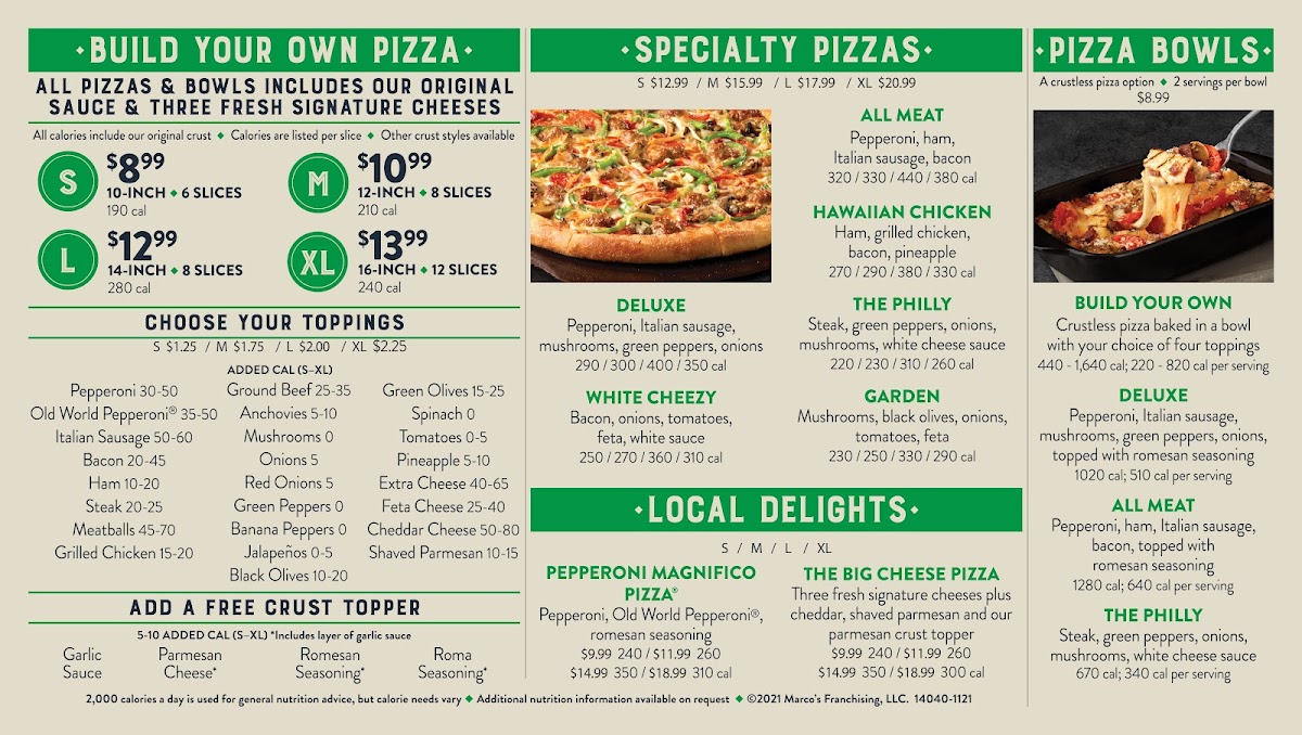 Marco's Pizza Menu-1