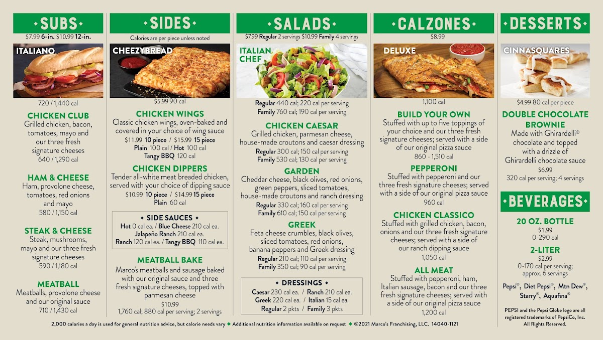Marco's Pizza Menu-2
